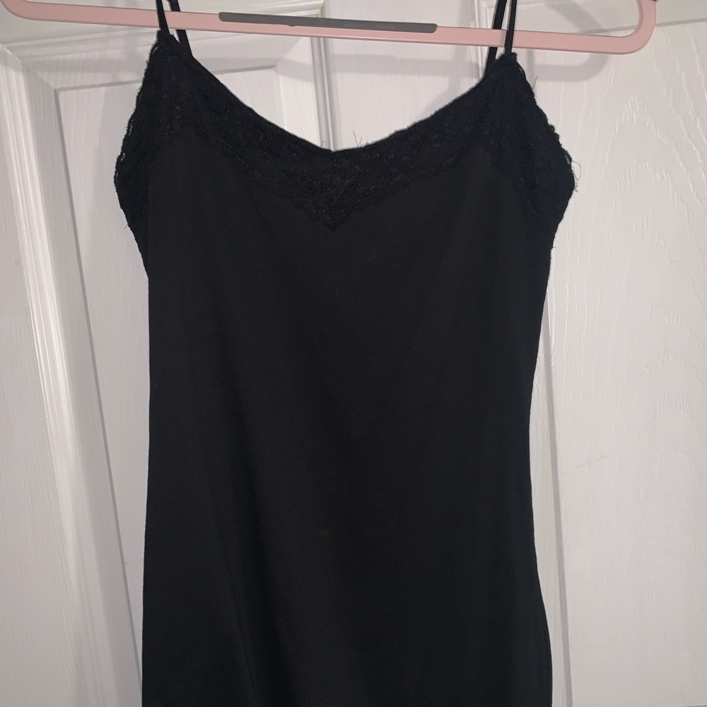 black tank top